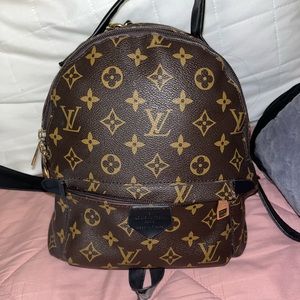 Imitation Louis Vuitton miniature backpack (brown)
